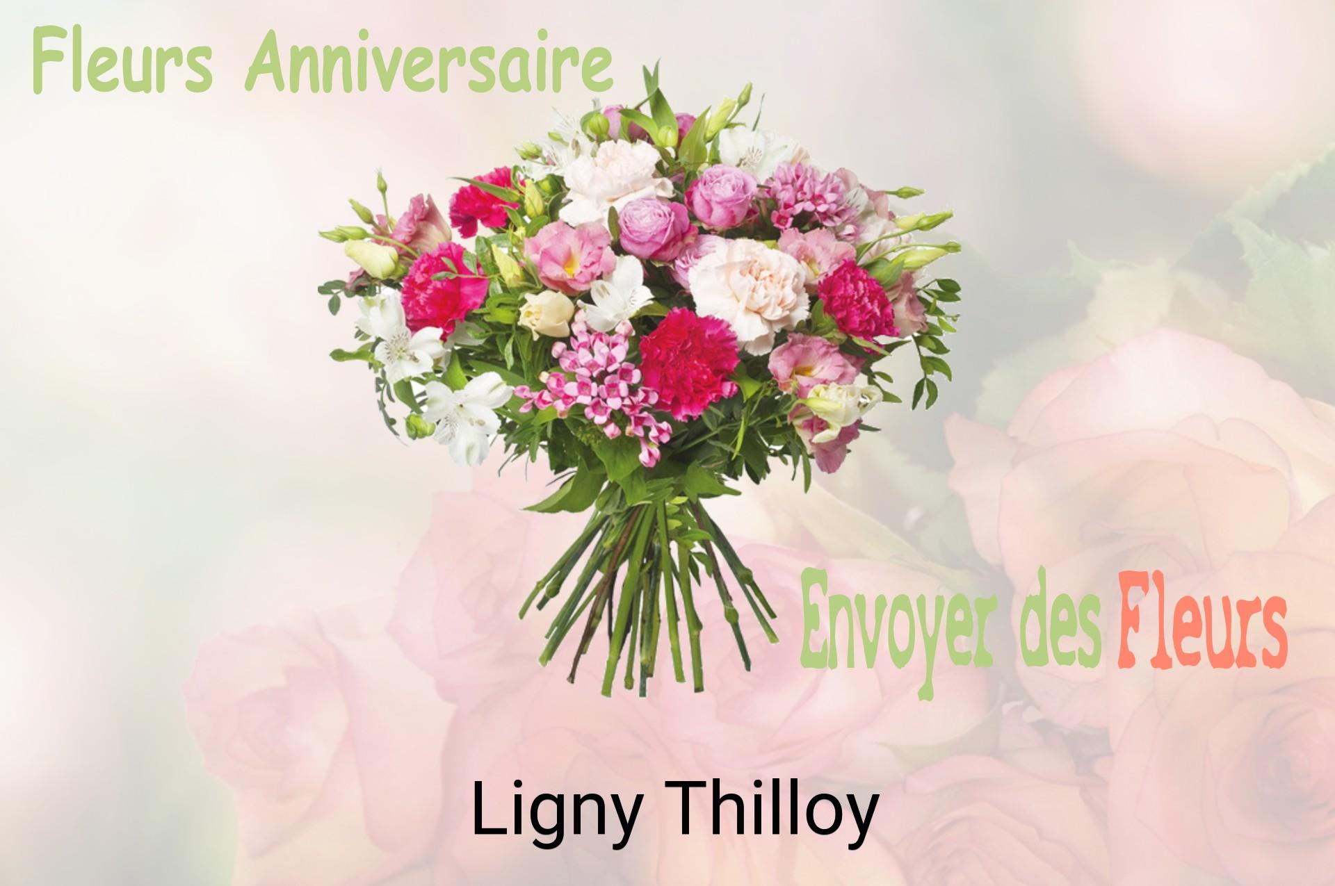 Bouquet de fleurs d’anniversaire livré à Ligny-Thilloy