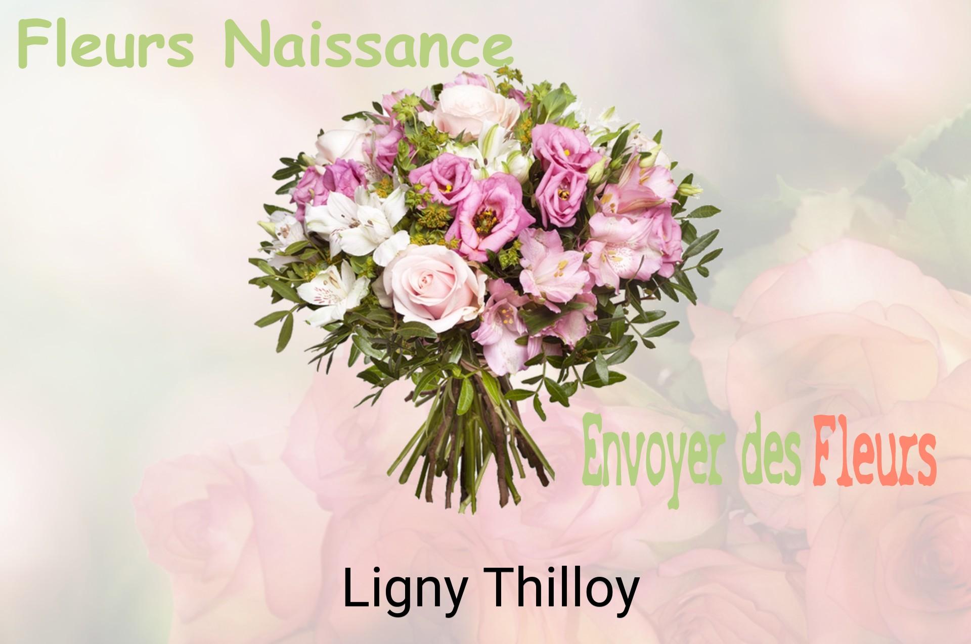 Bouquet de fleurs de naissance livré à Ligny-Thilloy